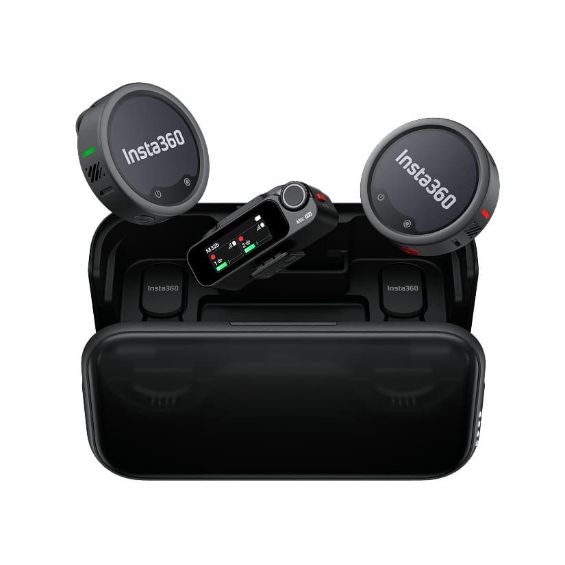 Insta360 Mic Pro (2 TX + 1 RX) – bezdrátový mikrofon