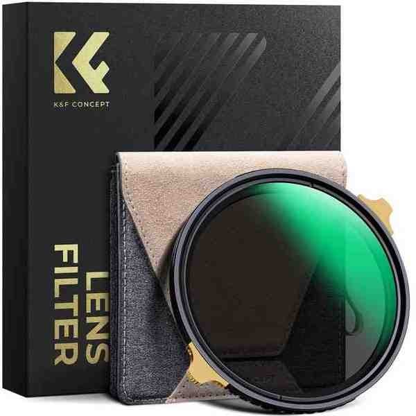 Filtro ND2–ND32 variable K&F Concept Nano-Xcel PRO de 67 mm (KF01.1996V3)