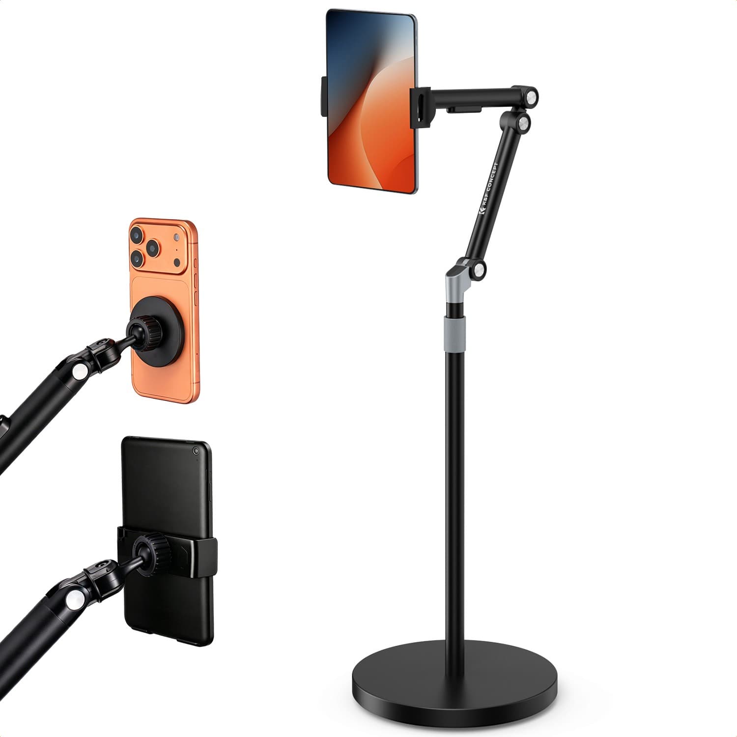 K&F Concept soporte de suelo universal para teléfono y tableta, 25–160 cm