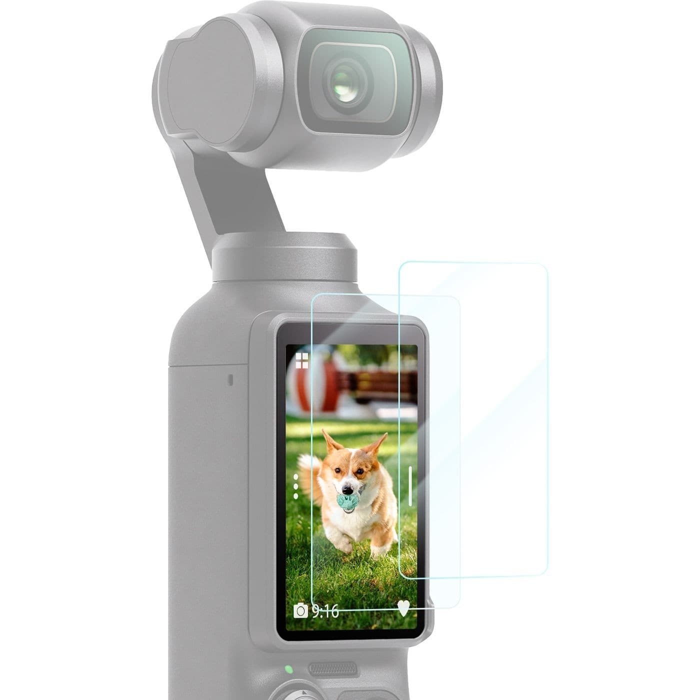 K&F Concept tvrzené sklo na displej DJI Osmo Pocket 3 / 4, 2 ks
