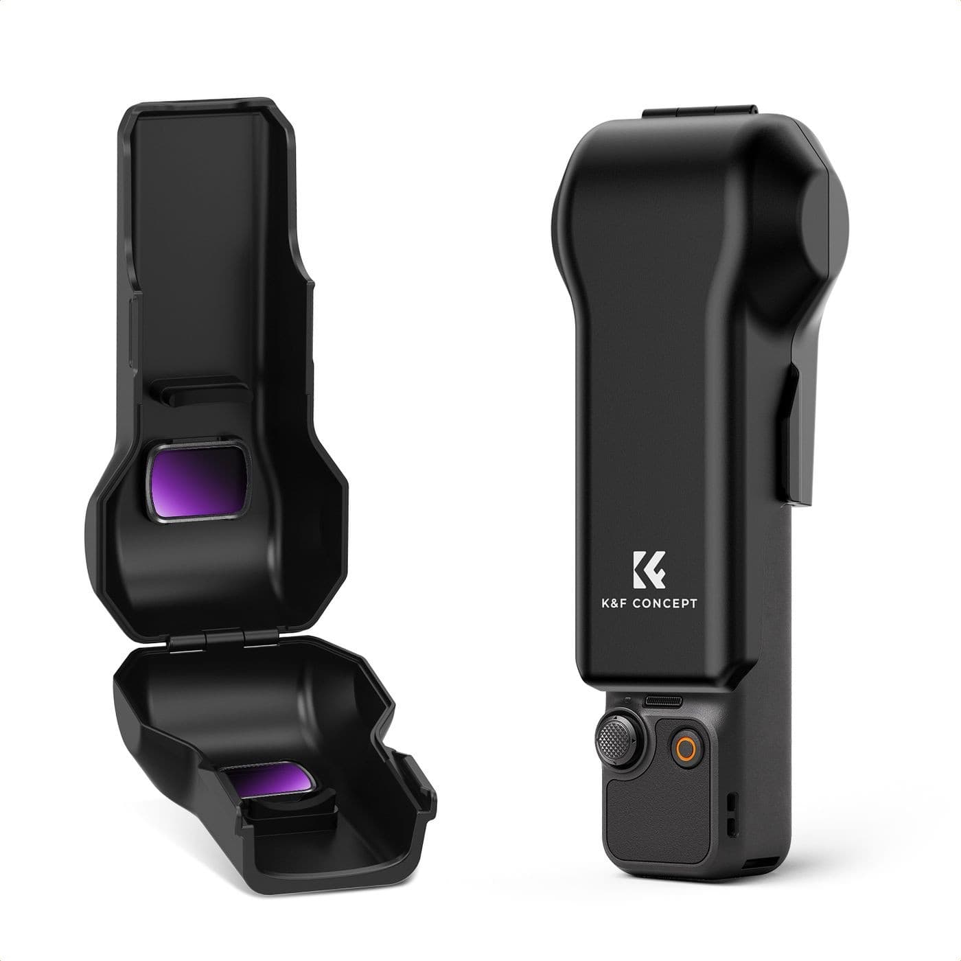 K&F Concept ochranný kryt displeje a objektivu DJI Osmo Pocket 3 / 4 se 2 sloty na filtry