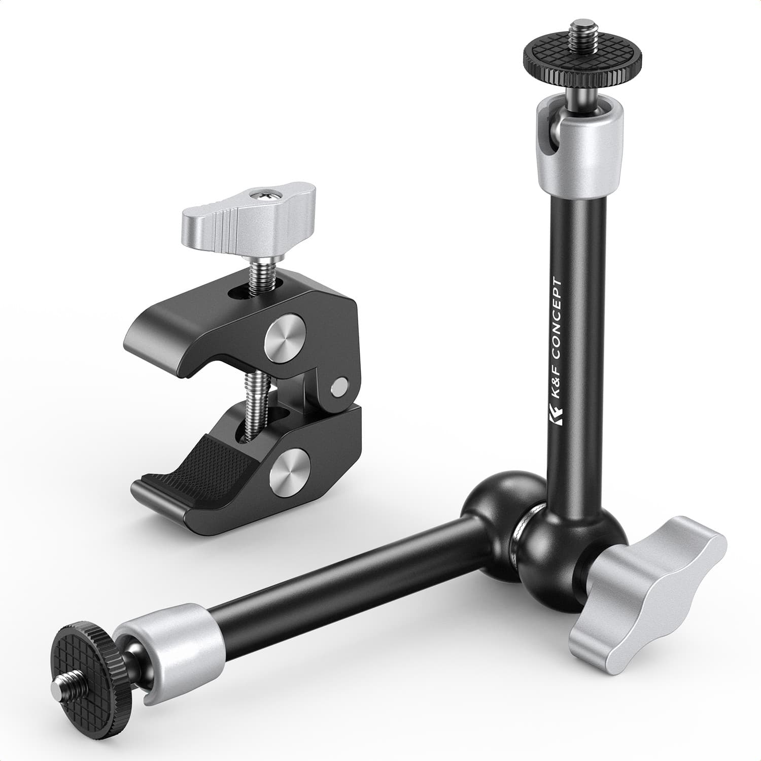 K&F Concept brazo mágico de 9,8″ con superabrazadera, 2 kg