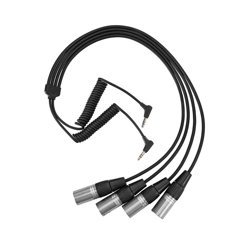 Saramonic 2x 3.5mm TRS Male to 4x XLR Splitter for Blink 500 Pro B8