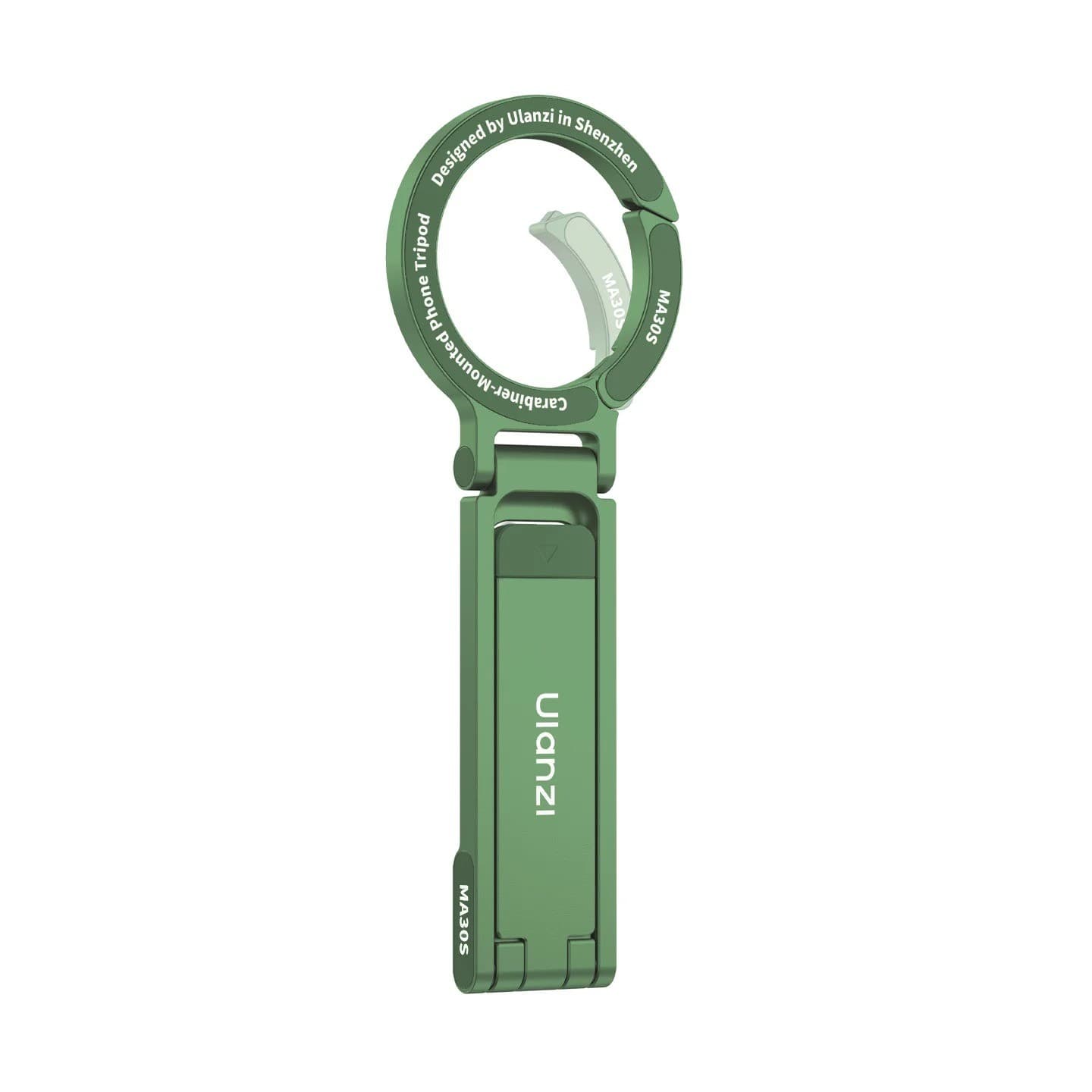 Ulanzi MA30S trípode magnético para móvil con mosquetón, 8 mm, verde