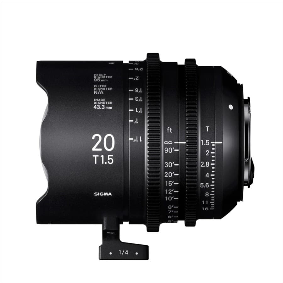 SIGMA CINE 20mm T1.5 FF F/CE METRIC (Canon EF)