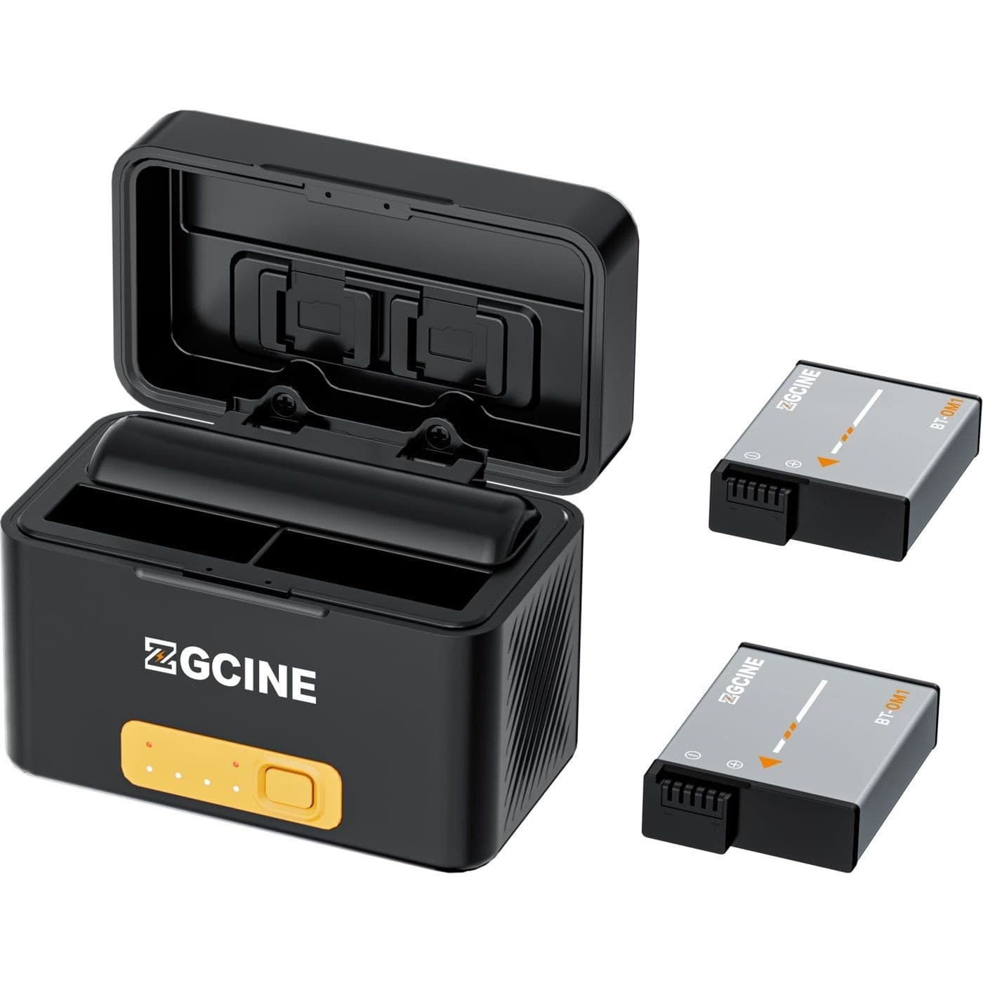 ZGCINE PS-OM1 Kit 2 Charging Case for DJI Osmo Action 3/4/5/6 a Osmo 360