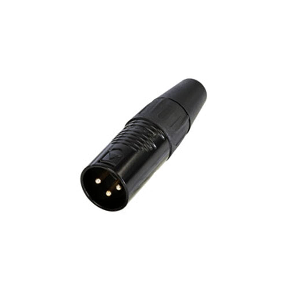 Rean RC3M-B 3 pole male XLR cable connector