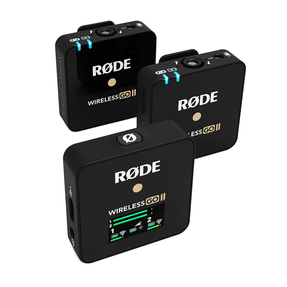 RODE Wireless GO II - Dual Channel Wireless Microphone System - desembalado, garantía completa