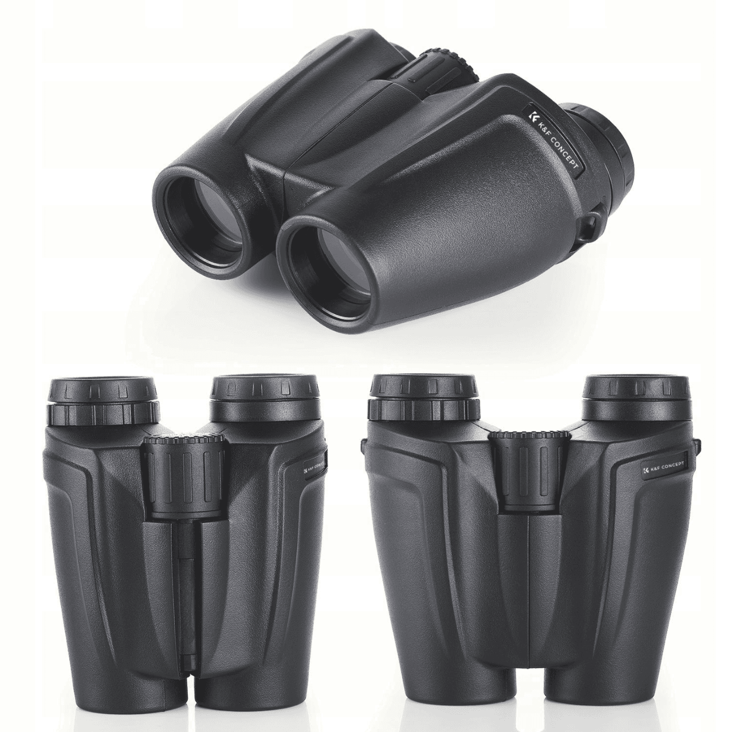K&F CONCEPT 10*25 BAK4 HD Binoculars (Paul Optical System) Black
