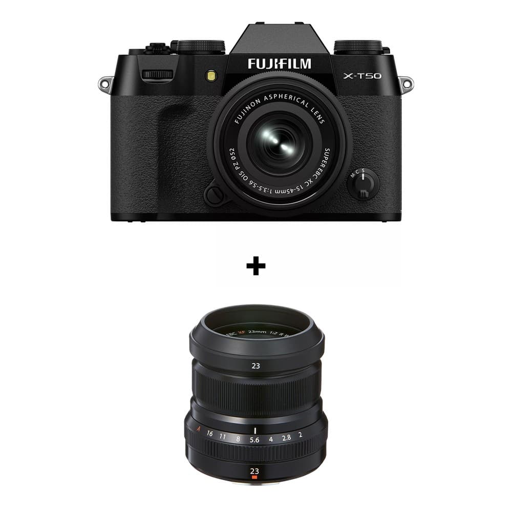 Fujifilm X-T50 + XC15-45mm Black + XF23mm F2