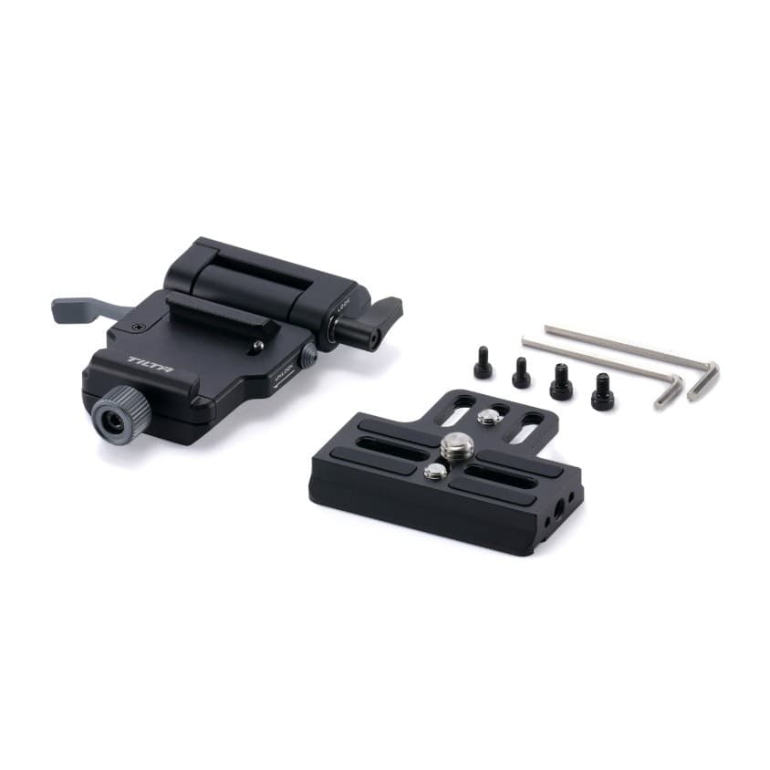 Tilta Adjustable ARCA Receiver with Quick Release Plate Kit - Black