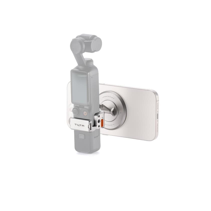 Tilta Magnetic Accessory Mounting Kit for DJI Osmo Pocket 4 - Titanium White