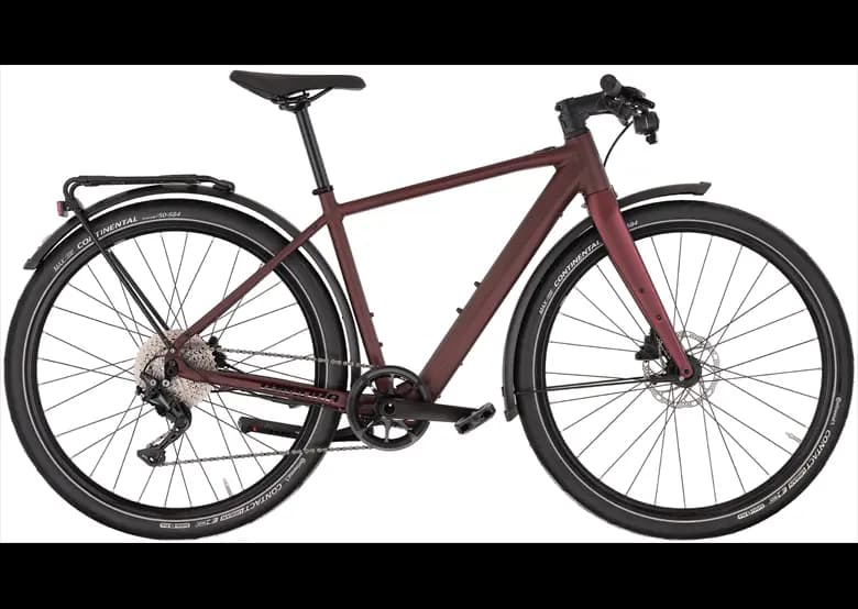 Rower elektryczny WINORA E-Flitzer - S - wiśniowy