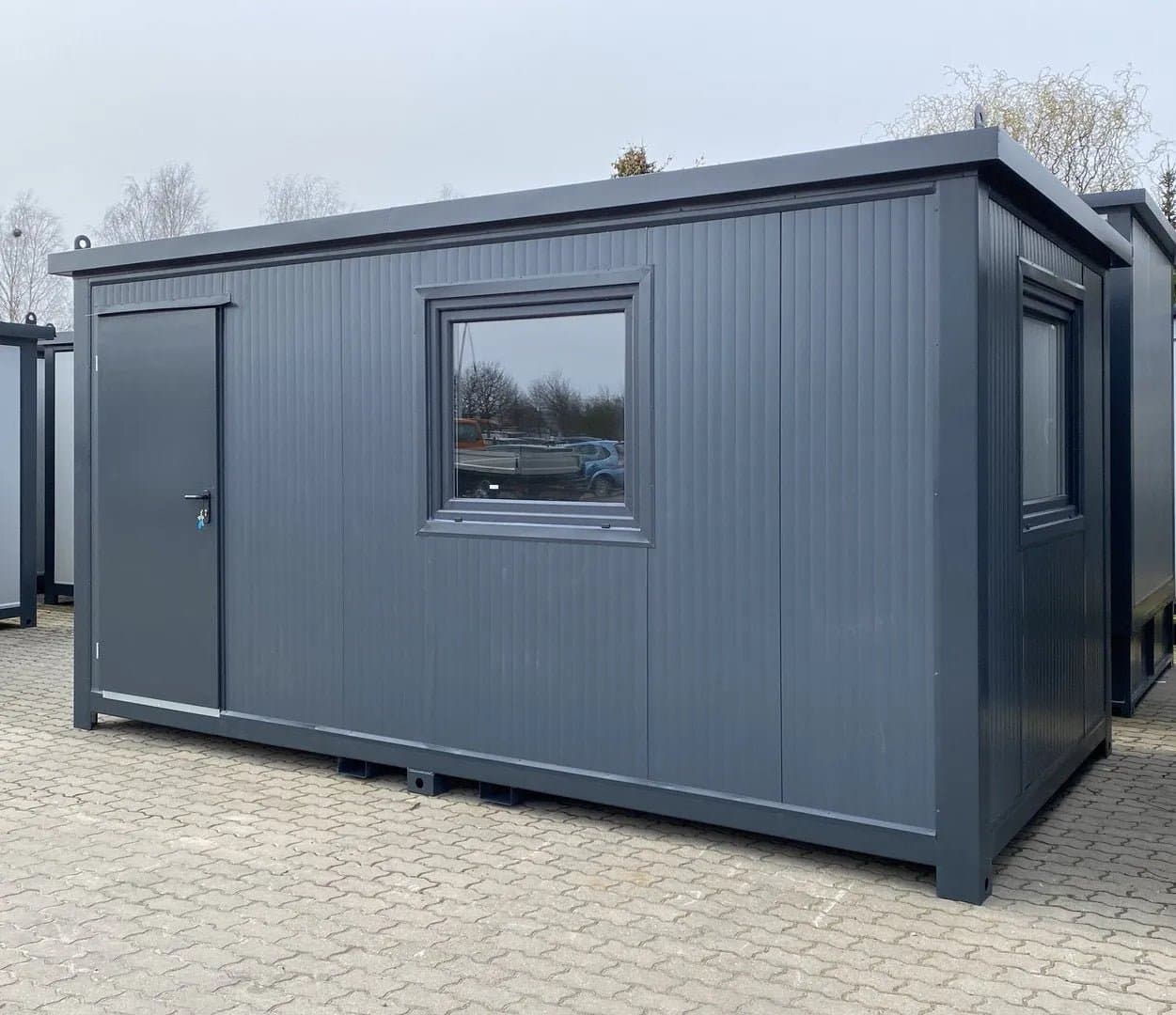 Contenedor de Oficina 5x2,4 m - Módulo Prefabricado con Aislamiento