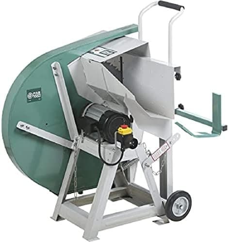 Fartools Scie à bûches 3500W lame Ø=700mm (42 dents), alésage 30mm, monophasée (230V), vitesse 1400tr/min, capacité de coupe buche Ø=250mm maxi