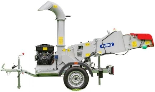 Broyeur de végétaux GRIN, 120mm, Briggs Stratton 627cc, attelage remorque - BIOCH120-ROAD