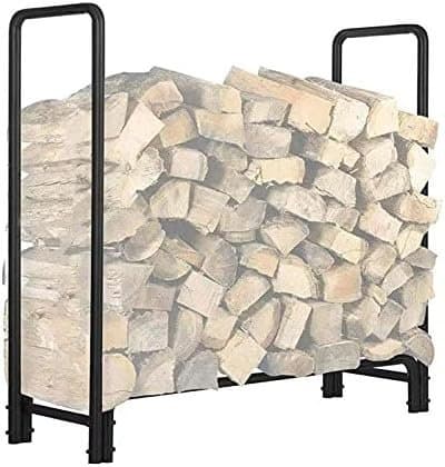 Range-bûches Support À Bois De Chauffage en Acier Stable