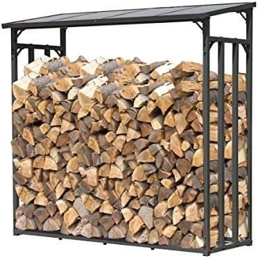 QUICK STAR Support de bois de chauffage 143x70x145cm - 185 x 70 x 185 cm - Sans Protection