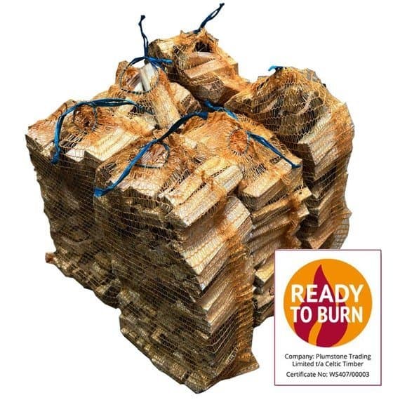 Bois de chauffage de qualité supérieure, bois d'allumage résineux, poêle à bûches séchées, fours à pizza à feu ouvert, etc. - Handy Bag (24kg)