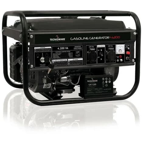 Générateur électrique à essence Tecnoware 4200VA monophasé FGE4200E