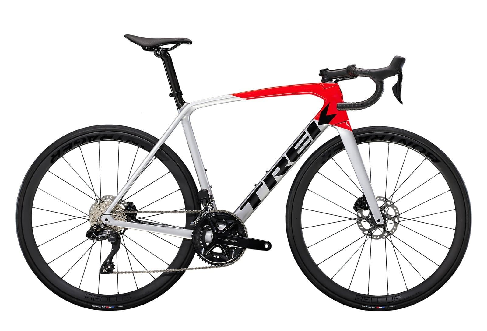 Trek Emonda SL 6 Pro Quicksilver / Rouge 2023 - Quicksilver / Rouge - 54 cm / 168-174 cm