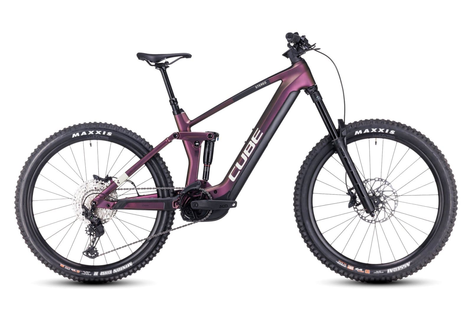 Cube Stereo Hybrid 160 HPC - Violet - 18 Pouces / 169-178 cm