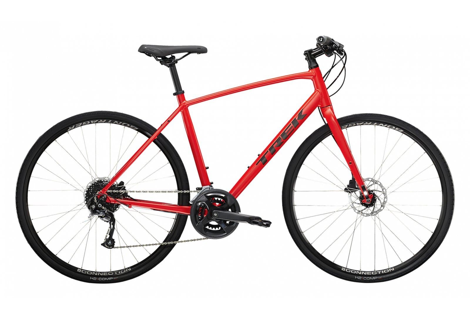 Trek FX 2 Disc Bleu Nautical Navy 2023 - Rouge Viper - S / 155-165 cm