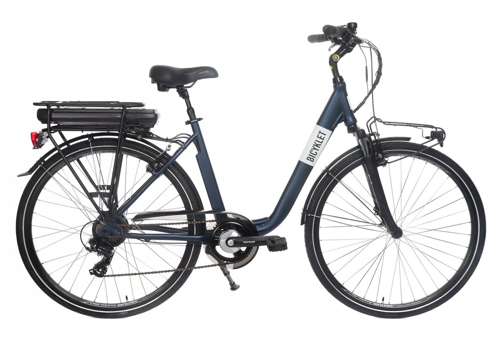 Bicyklet Claude Shimano Tourney 7V Bleu Nuit Mat - Bleu - 48 cm / 167-185 cm