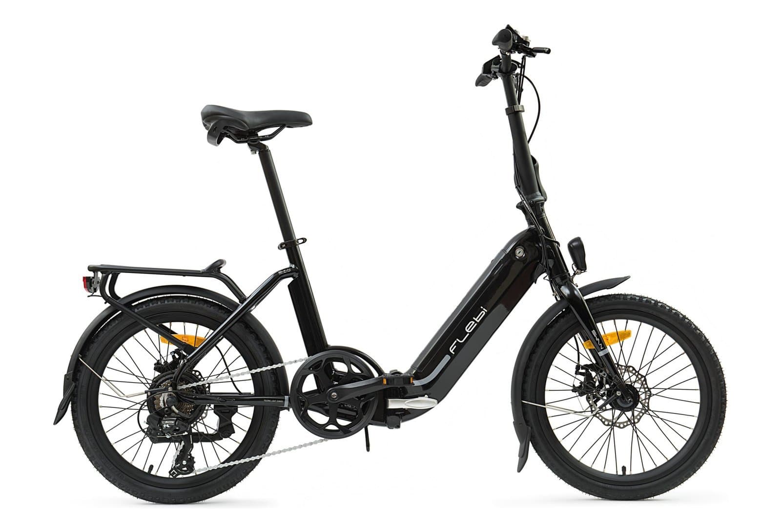 Vélo Electrique Pliant Swan 20 bleu ciel - Noir - Unique