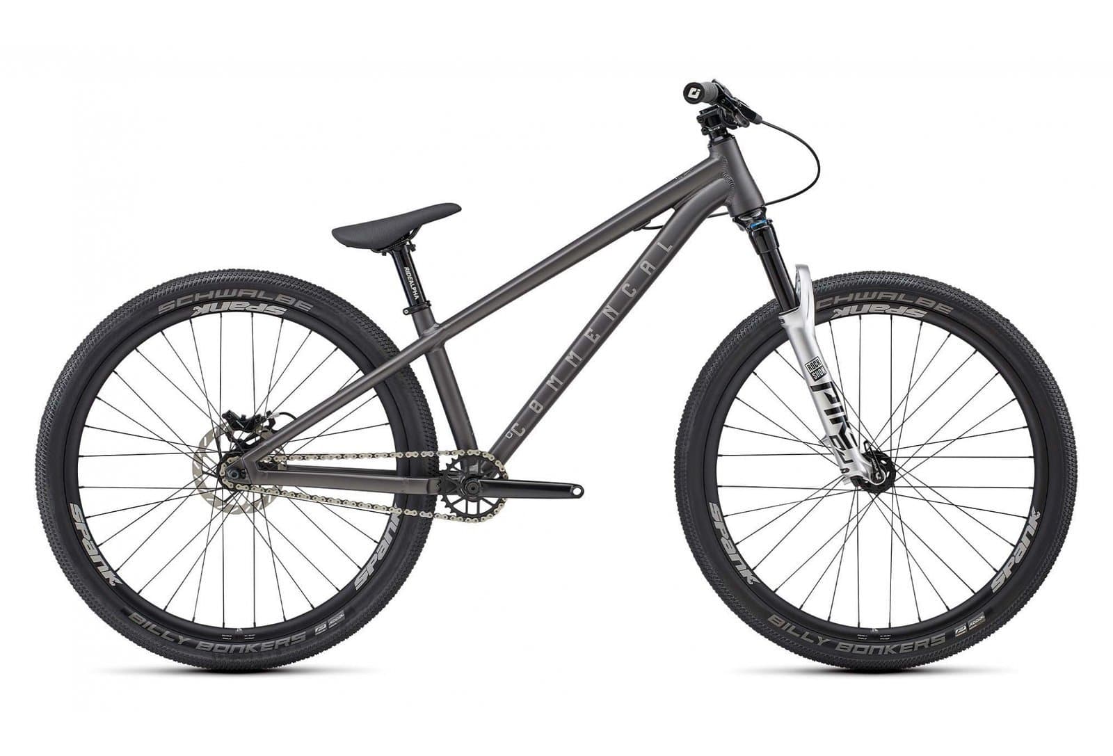 Commencal Absolut RS Single Speed 26'' Gris Slate - L / 180-200 cm