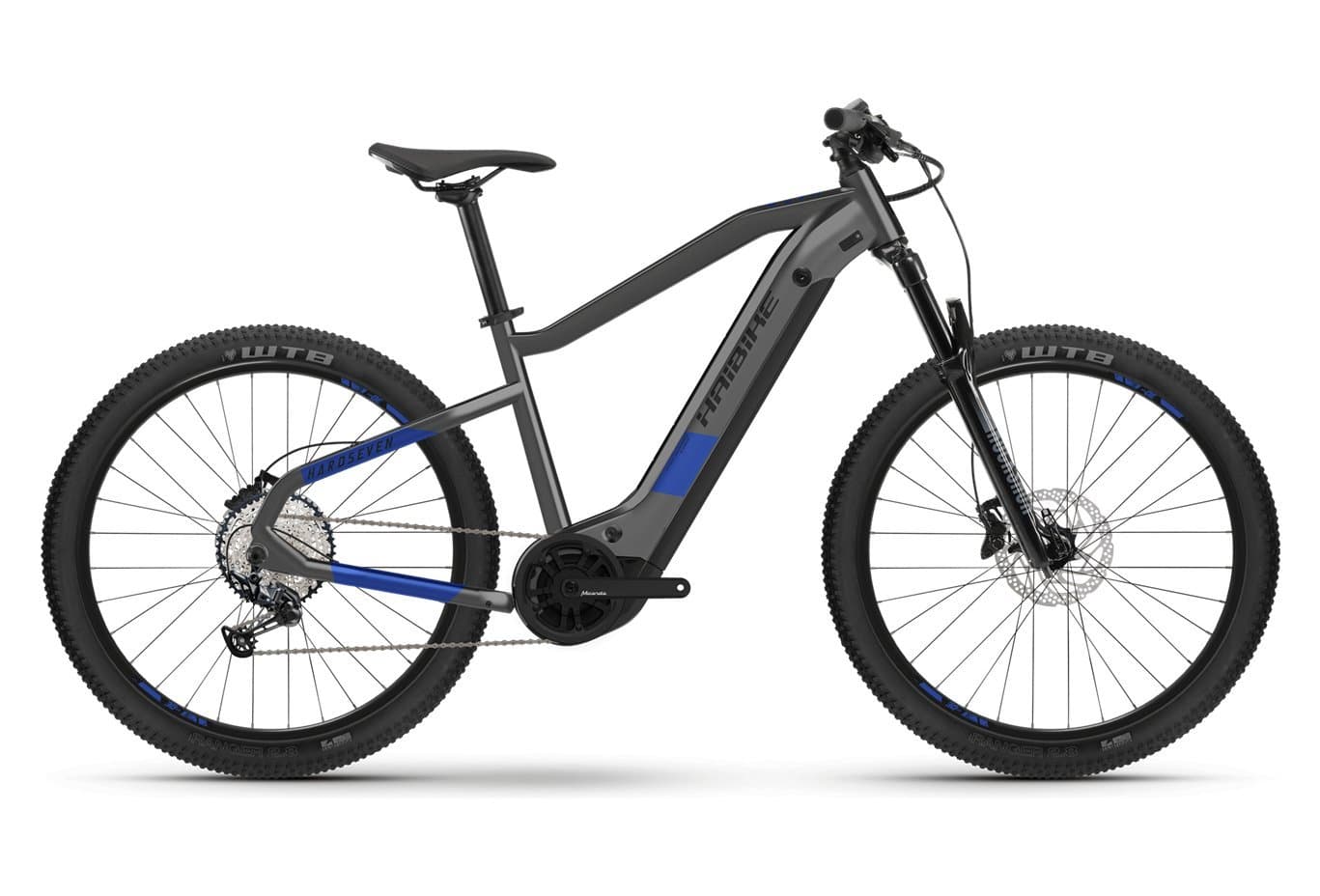 Haibike HardSeven 7 27.5'' 630Wh Gris Anthracite / Bleu 2022 - S / 155-165 cm