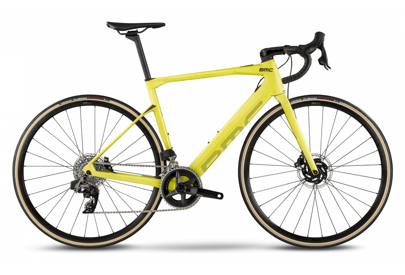 BMC Roadmachine AMP Two Jaune Lime 2023 - Jaune Lime - 54 cm / 172-180 cm