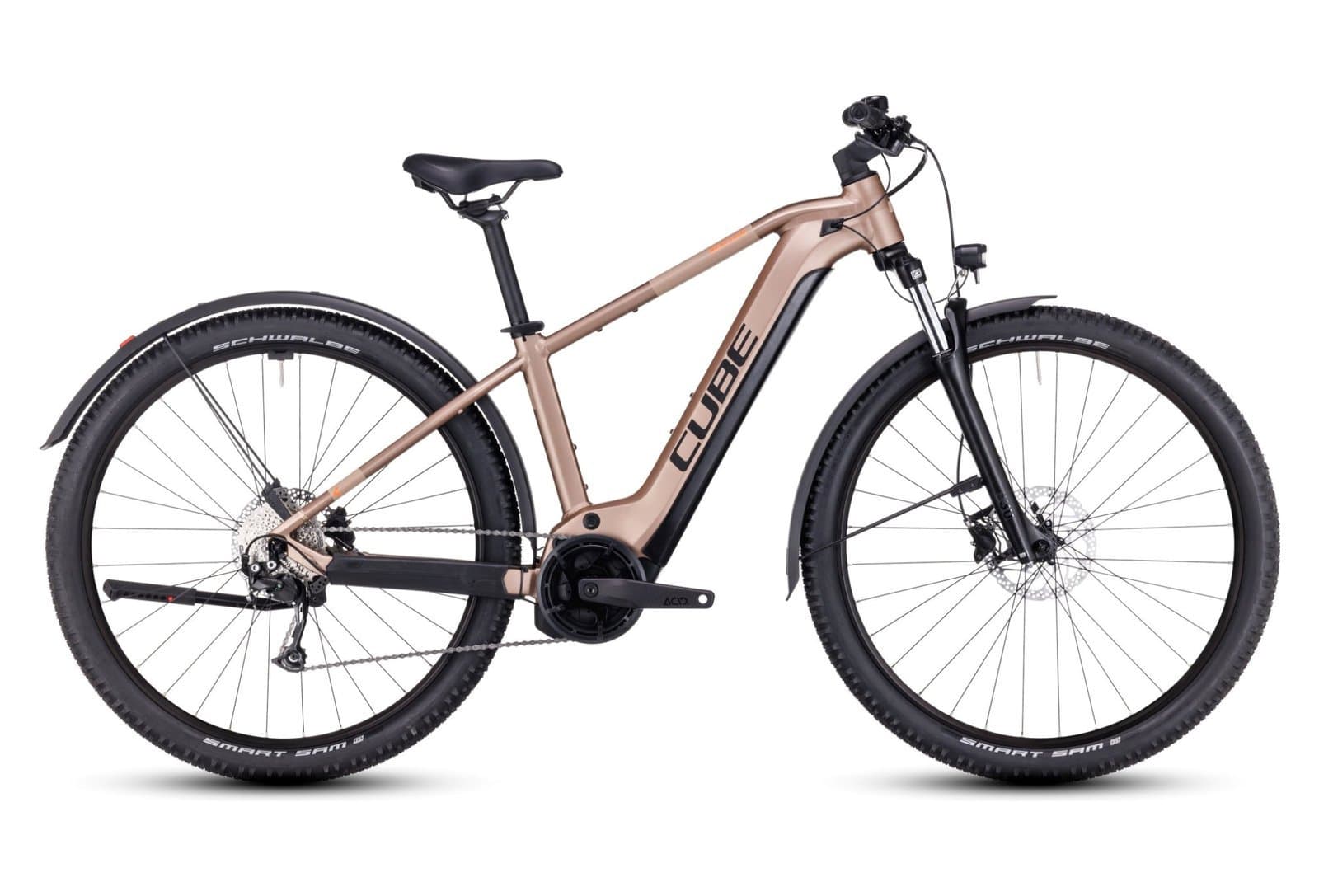 Cube Reaction Hybrid Performance 500 Noir 2023 - Marron - 18 Pouces / 169-178 cm