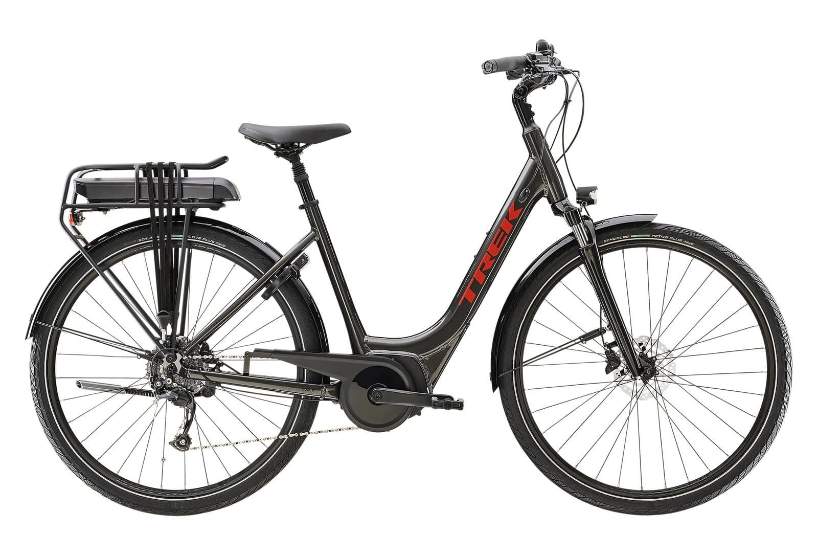 Trek Verve+ 2 Lowstep Bosch 400Wh Azure 2023 - Noir - S / 155-165 cm