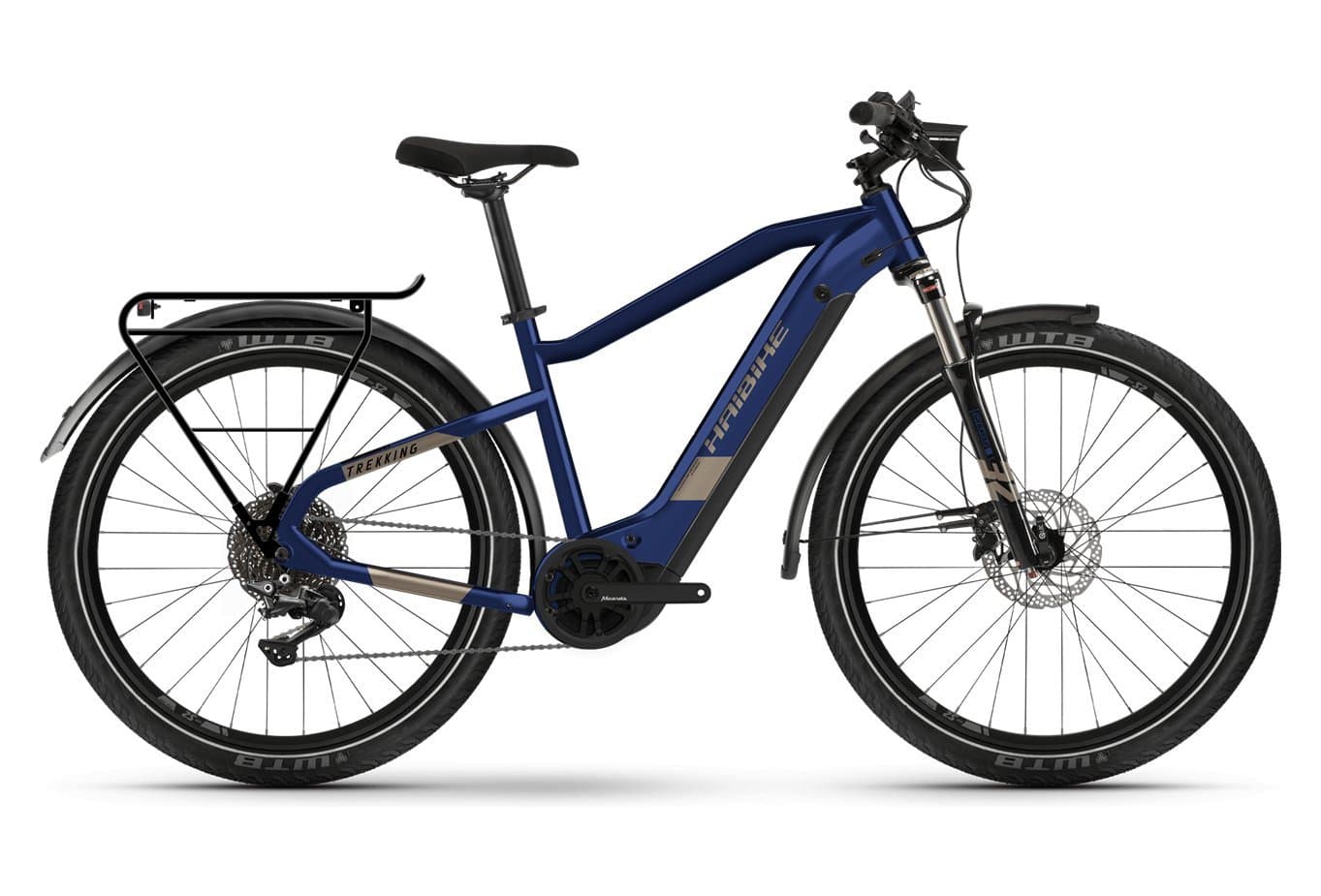 Haibike Trekking 7 i630Wh Gris / Rouge Mat 2022 - Bleu - M / 165-175 cm