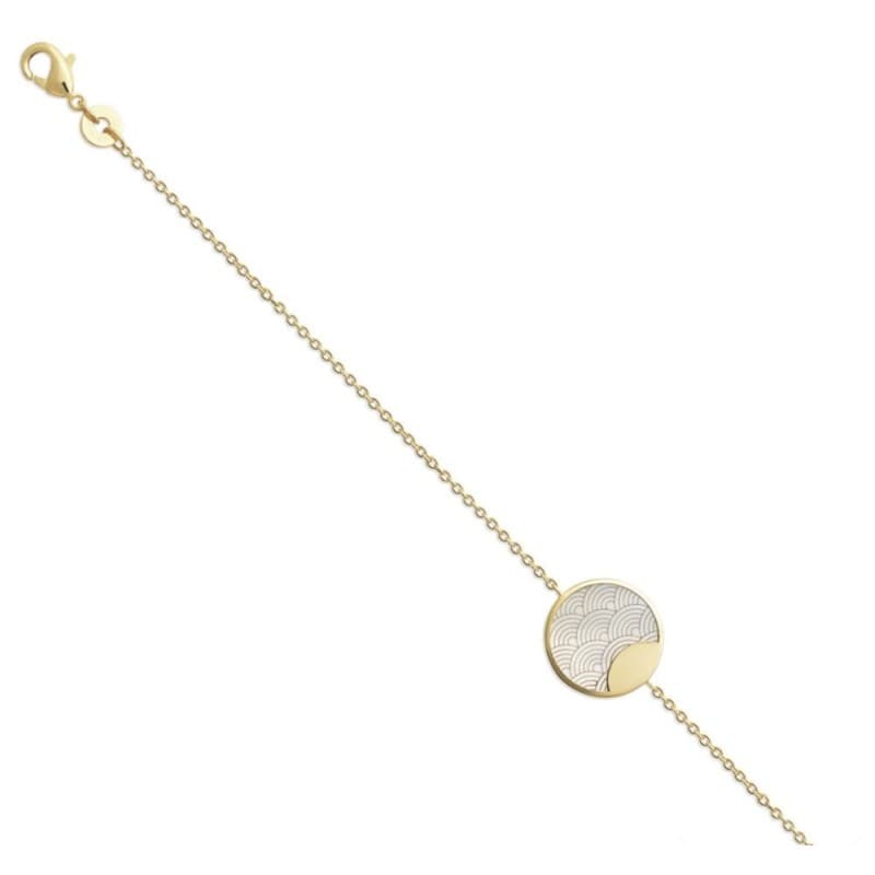 Bracelet femme en nacre & plaqué or - Milla - Lyn&Or Bijoux