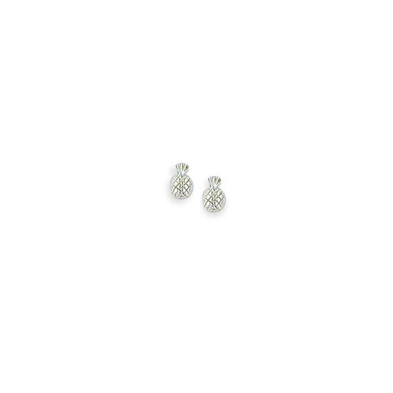Boucles d'oreilles argent pour enfant, Ananas - Lyn&Or Bijoux