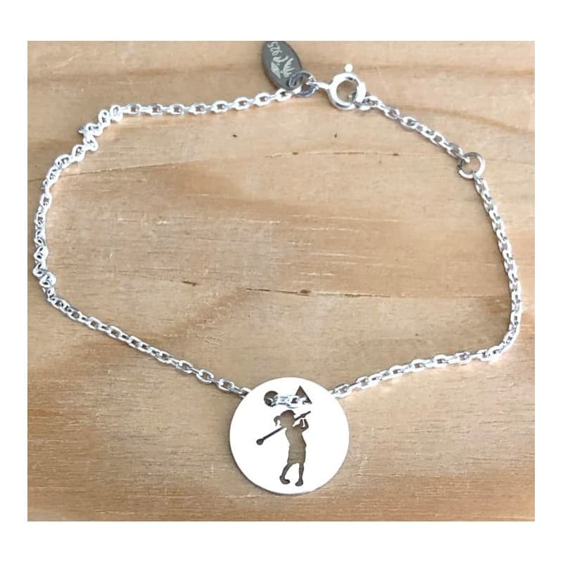 Bracelet golf femme argent - Petite Golfeuse - CabanetChanque