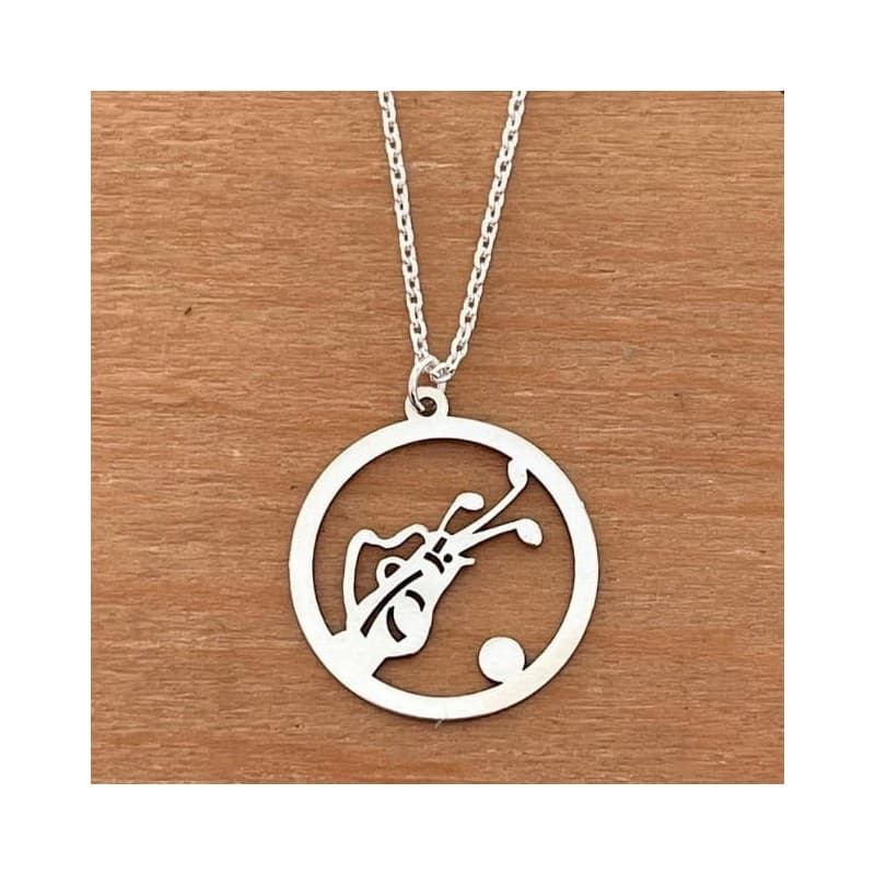 Collier femme argent, Golf - Pendentif Sac - CabanetChanque