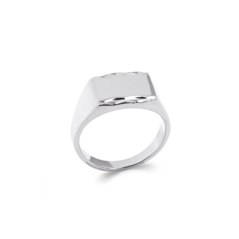 Chevalière argent massif 925 - Prestige - Lyn&Or Bijoux