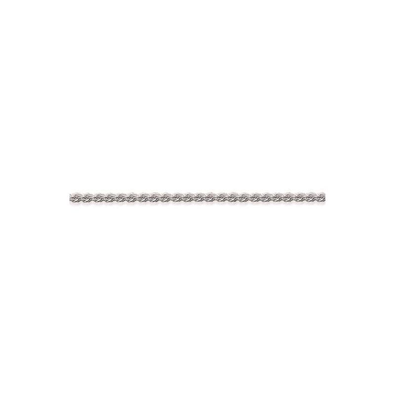 Chaîne Corde en argent 1,5 mm - Lyn&Or Bijoux