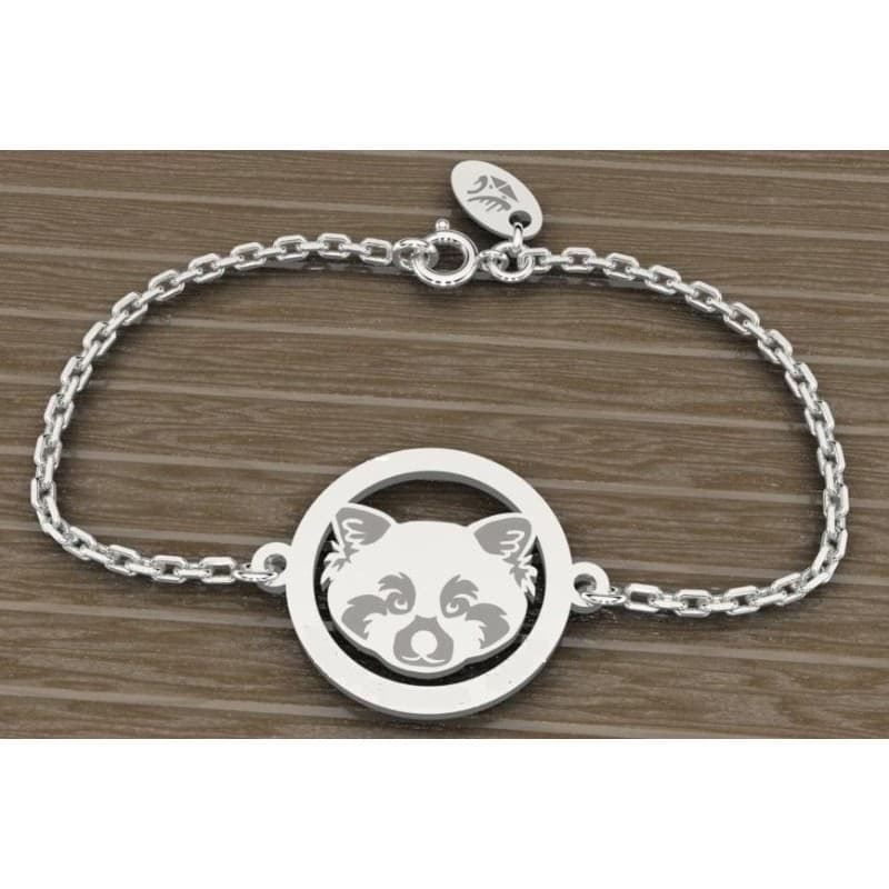 Bracelet argent pour Femme - Panda roux - CabanetChanque