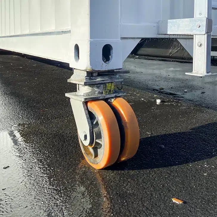 Roulettes pour conteneur