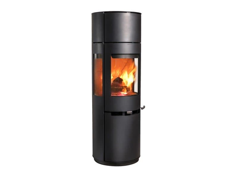 Aduro 9.7 salamandra a lenha preta em aço 8 kW com Aduro Tronic – classe A