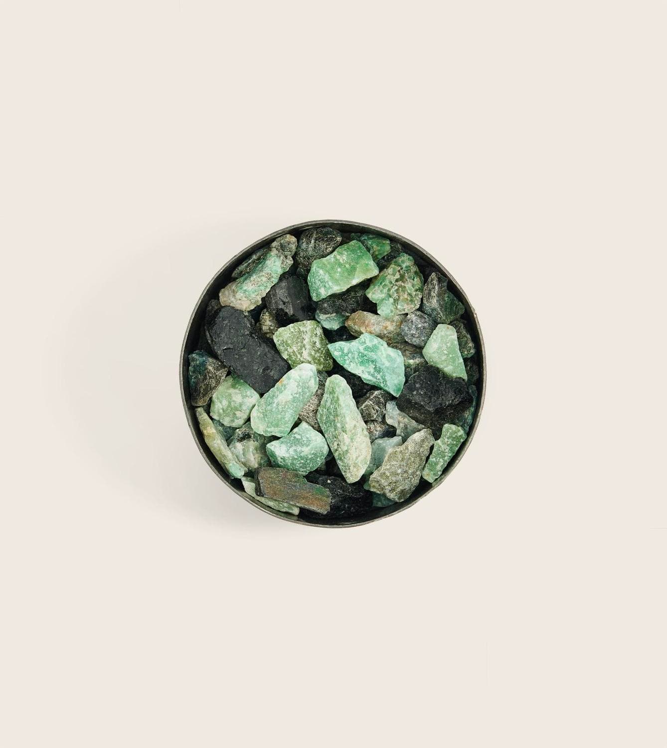 Pot Pourri Mineral Totem Dark Green Circle Figue Noire