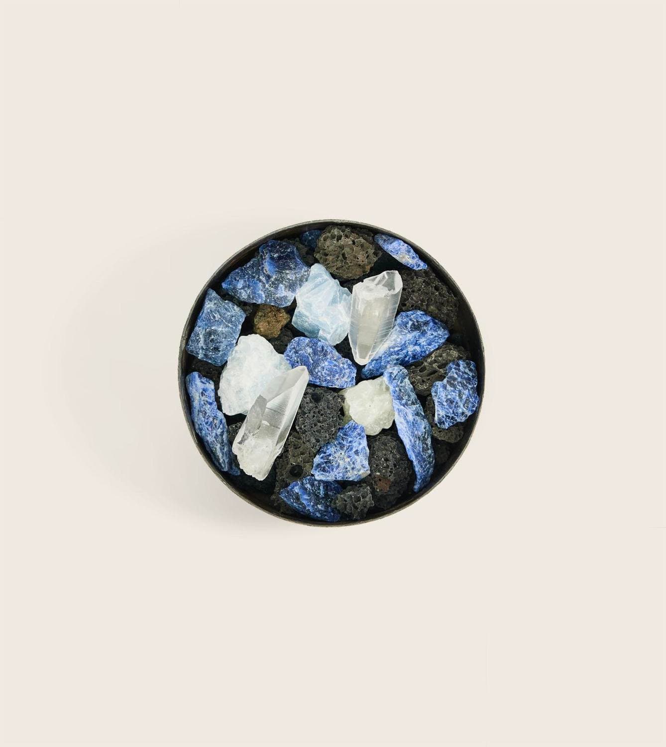 Pot Pourri Mineral Totem Lava Blue Circle Spirituelle