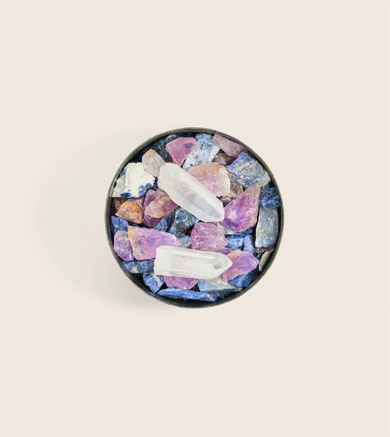 Pot Pourri Mineral Totem Purple Haze Half Moon Graphite