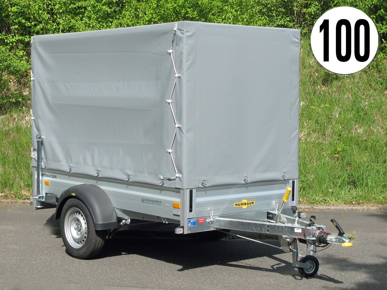 HUMBAUR HA132513 KV Hochplane und Klappbare Vorderwand