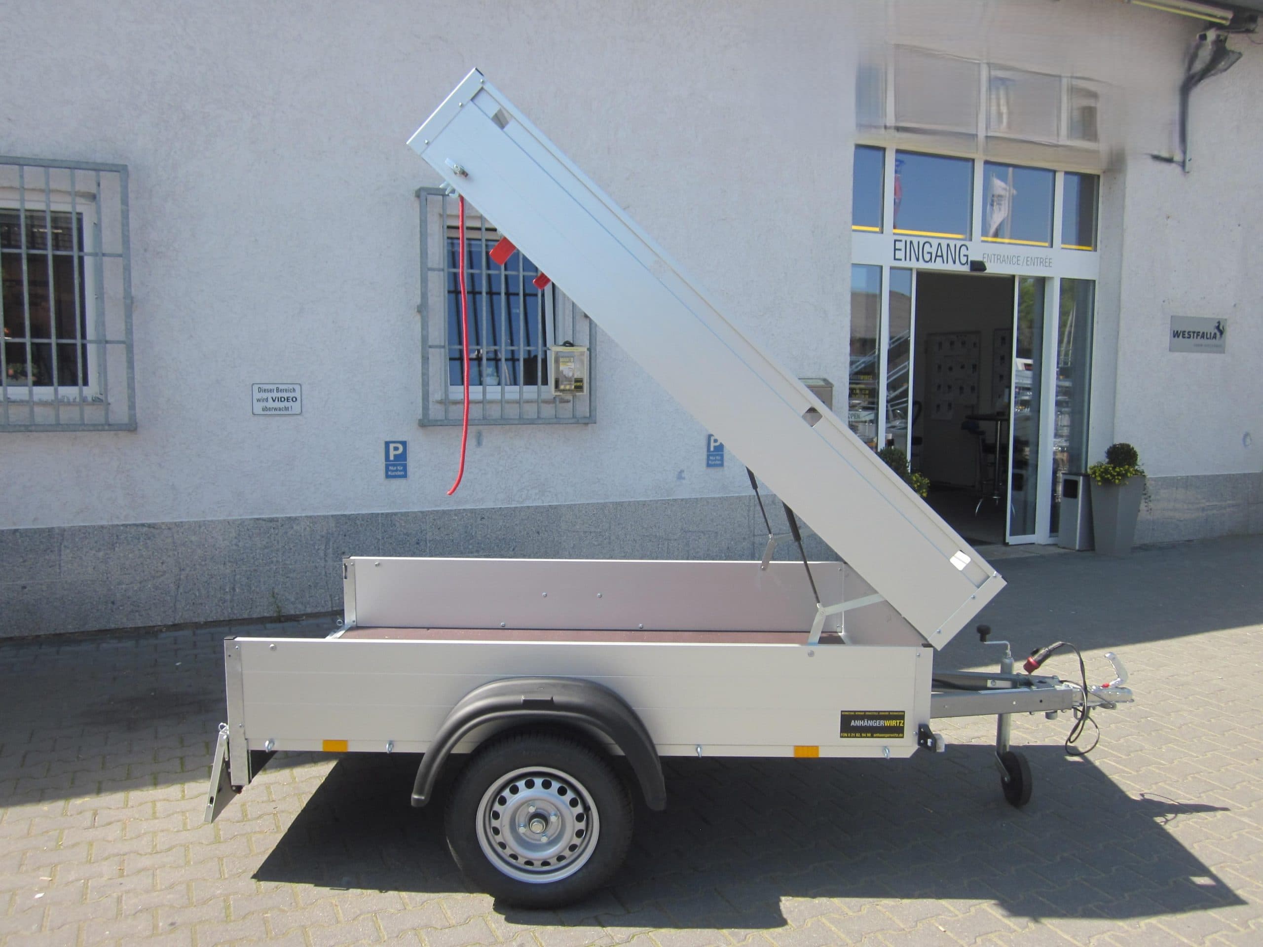 ALUBOXX Deckelanhänger GT 750 HT 211x126x48cm (XS) 750kg