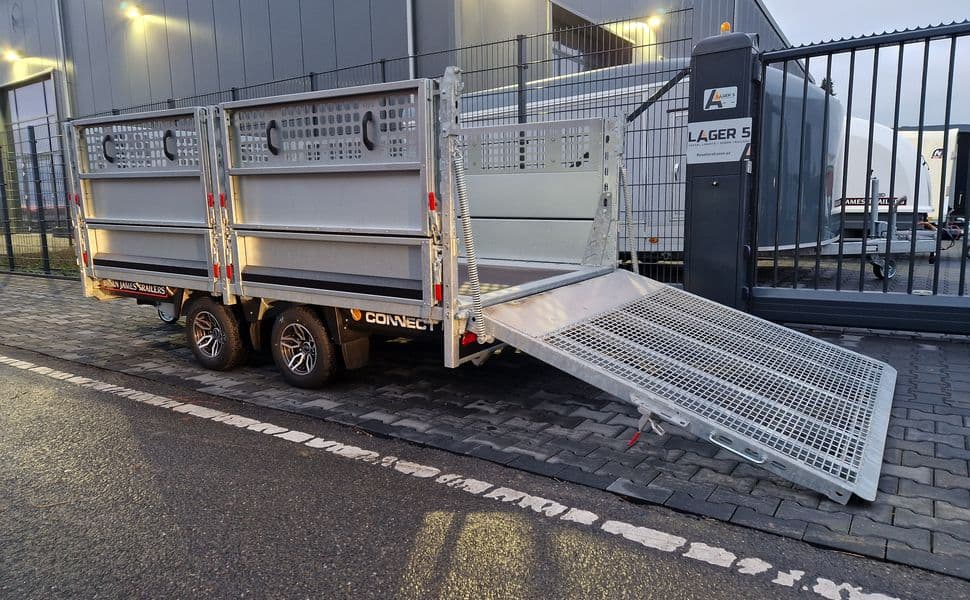 Brian James Trailer Connect 310x188cm black Premium Greenkeeper Alufelgen Tandem 10″ 3000kg